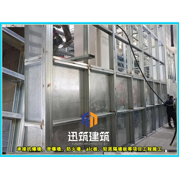 章丘防火抗爆墙 耐火4h 抗爆压力值3mpa